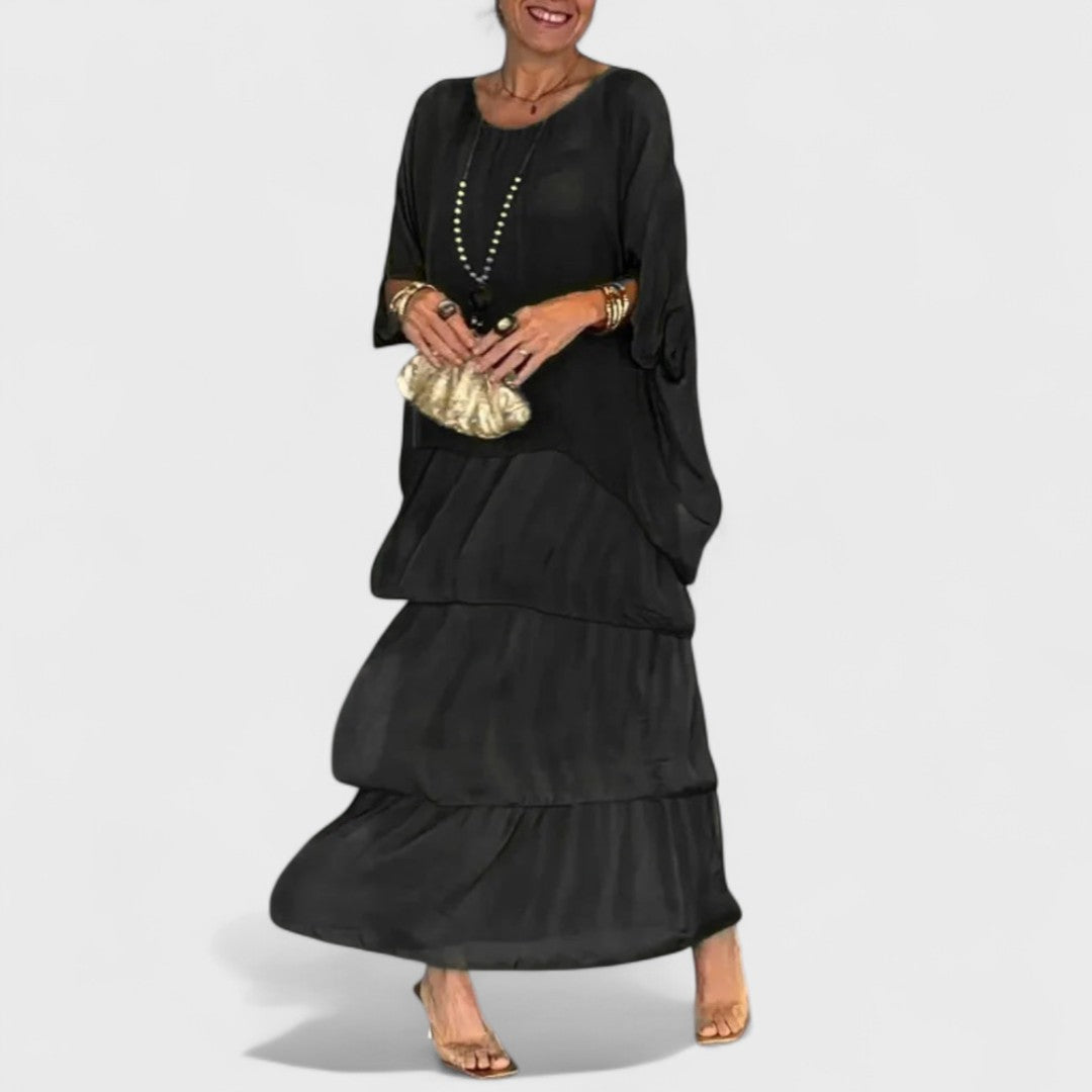 Nora - Elegant Boho Casual Chiffon Dress