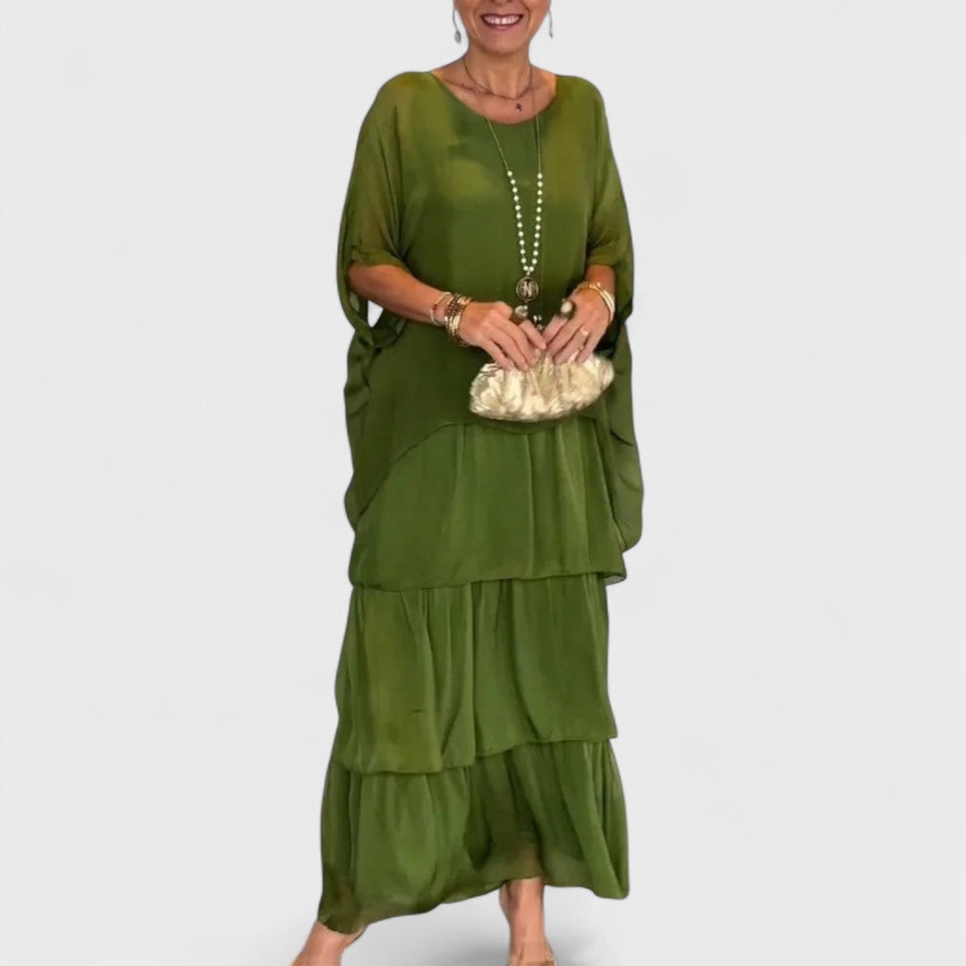Nora - Elegant Boho Casual Chiffon Dress