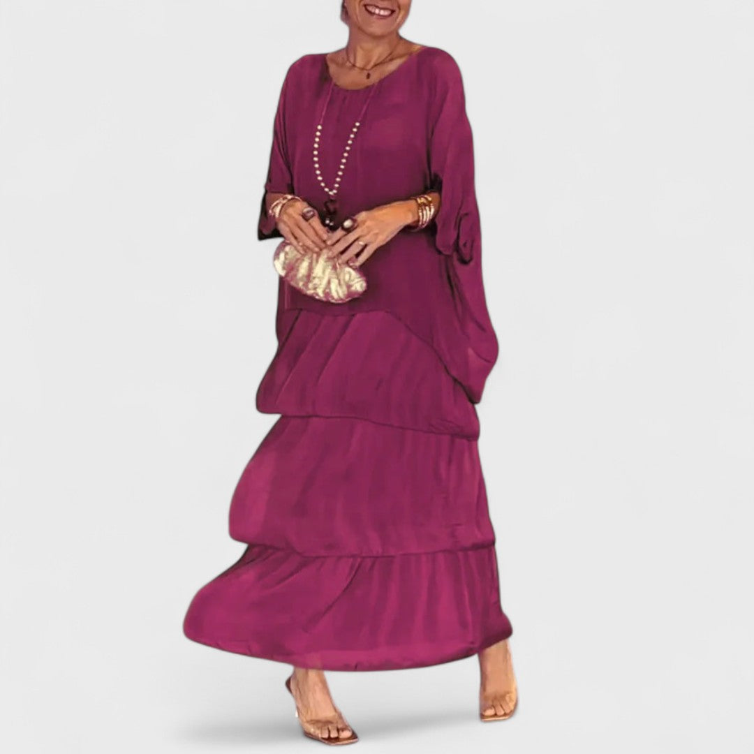 Nora - Elegant Boho Casual Chiffon Dress