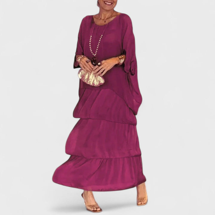 Nora - Elegant Boho Casual Chiffon Dress