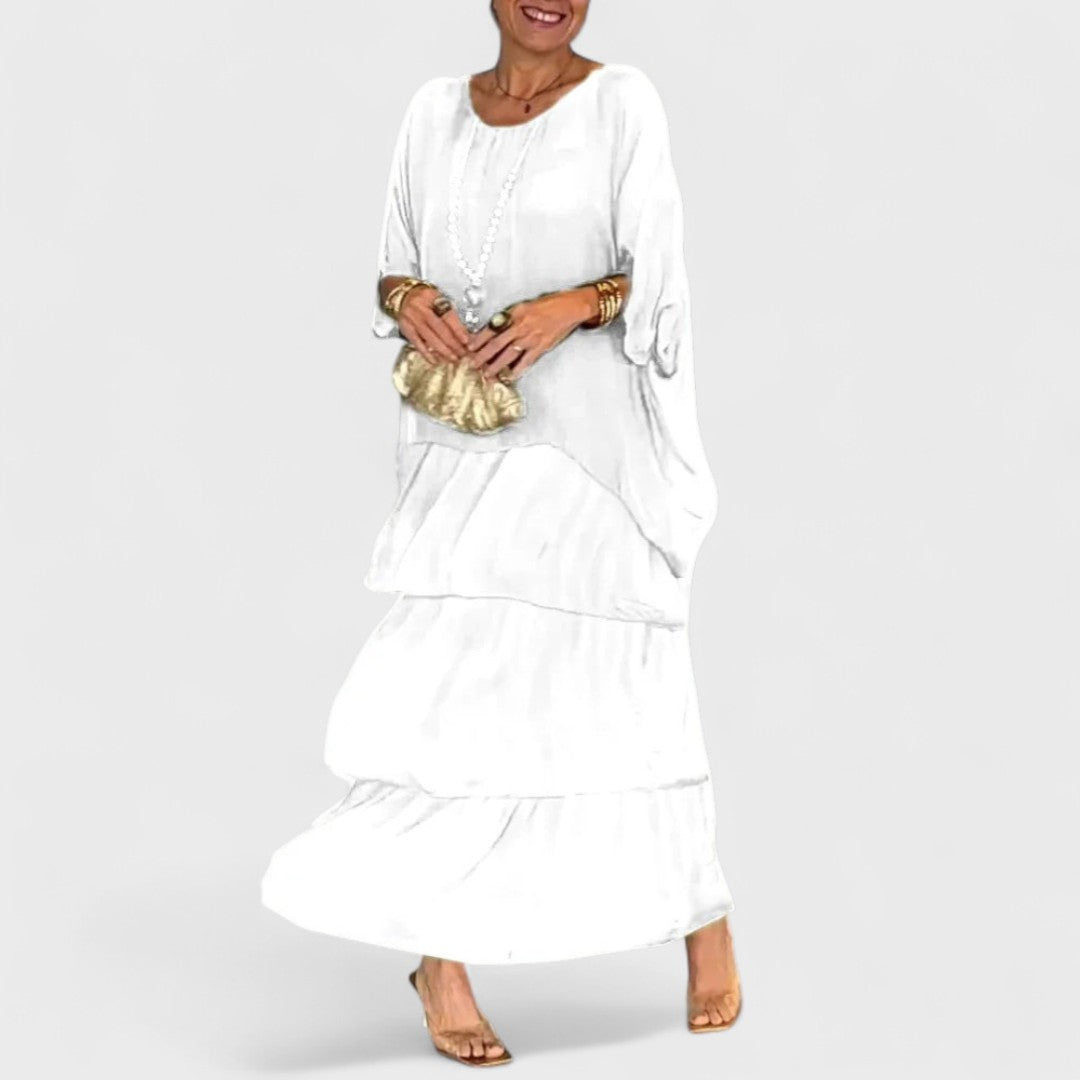 Nora - Elegant Boho Casual Chiffon Dress