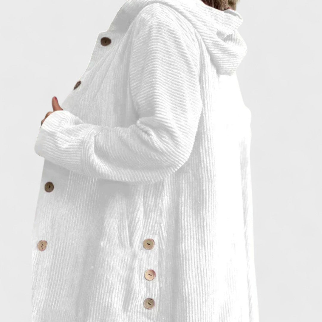 Cordia - Corduroy Hooded Jacket