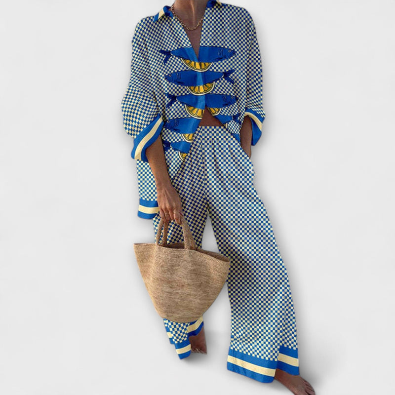 Trivela – Jacket with Lemon Pattern