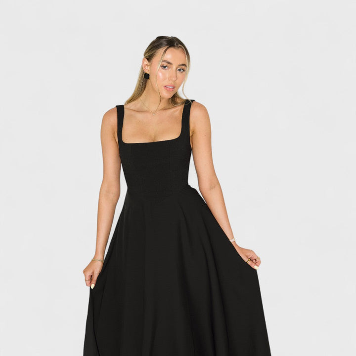 Amelia – Timeless Flowing Midi Dress