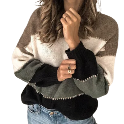 Erika - Comfortable Striped Sweater