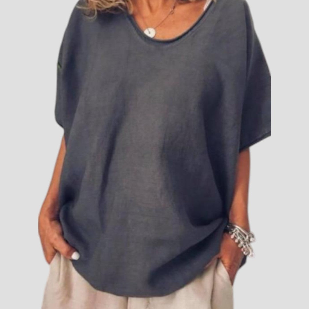 ANNA: COMFORTABLE AND FLOWY BLOUSE