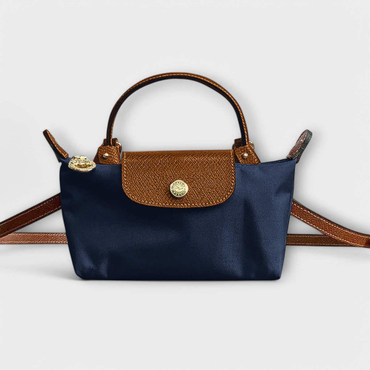 Two-tone shoulder bag