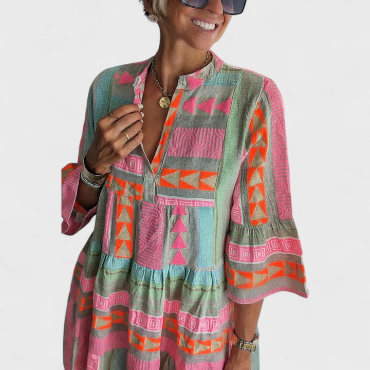 Juliane - Boho Ruffled Dress