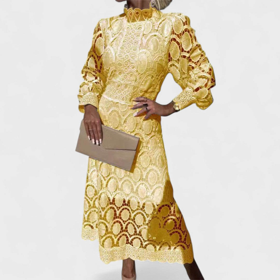 Elise - Shiny and Feminine Lace Dress