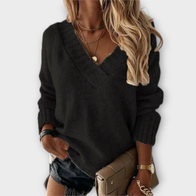 Jane - Soft V-Neck Pullover