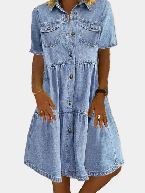 Bohemian Denim Dress