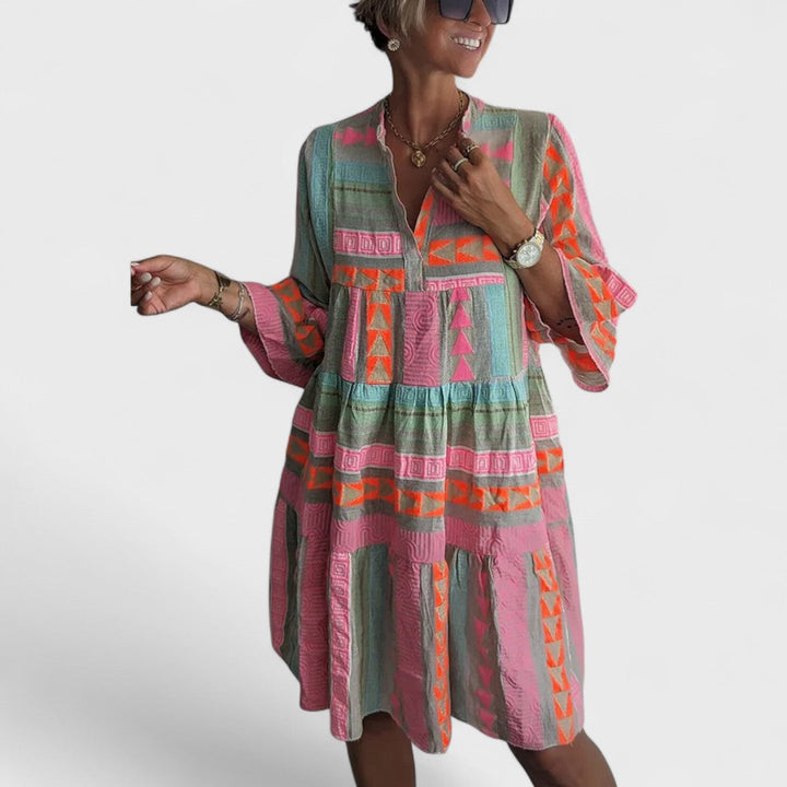 Juliane - Boho Ruffled Dress