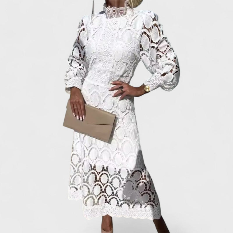 Elise - Shiny and Feminine Lace Dress