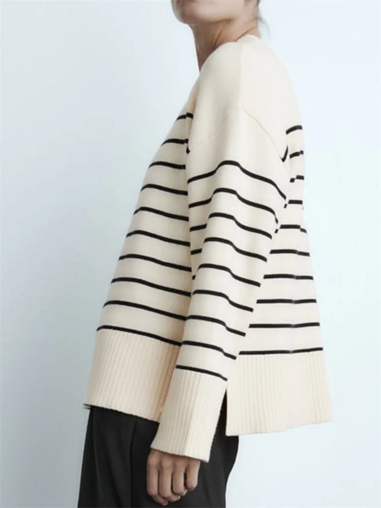 Louise - Striped Couture Sweater