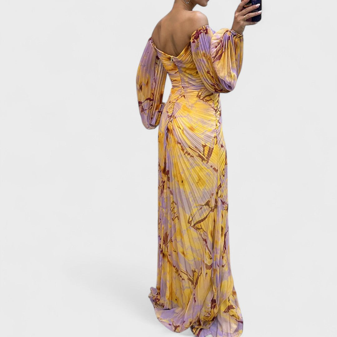 Kristine - Elegant Dress with V-Neck