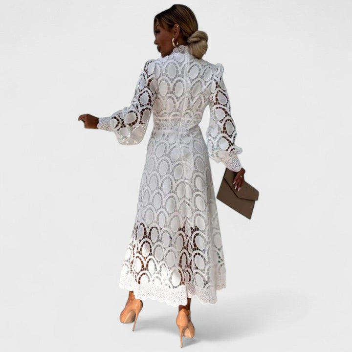 Elise - Shiny and Feminine Lace Dress