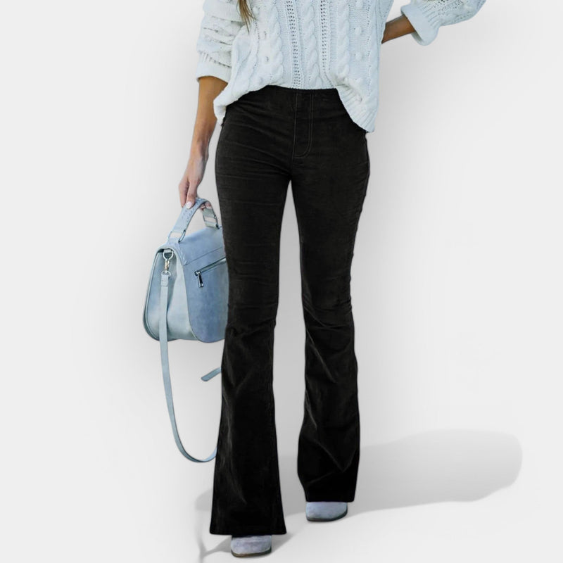 High-Waisted Pants with Wide Leg