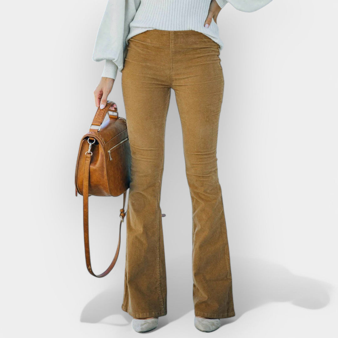 High-Waisted Pants with Wide Leg