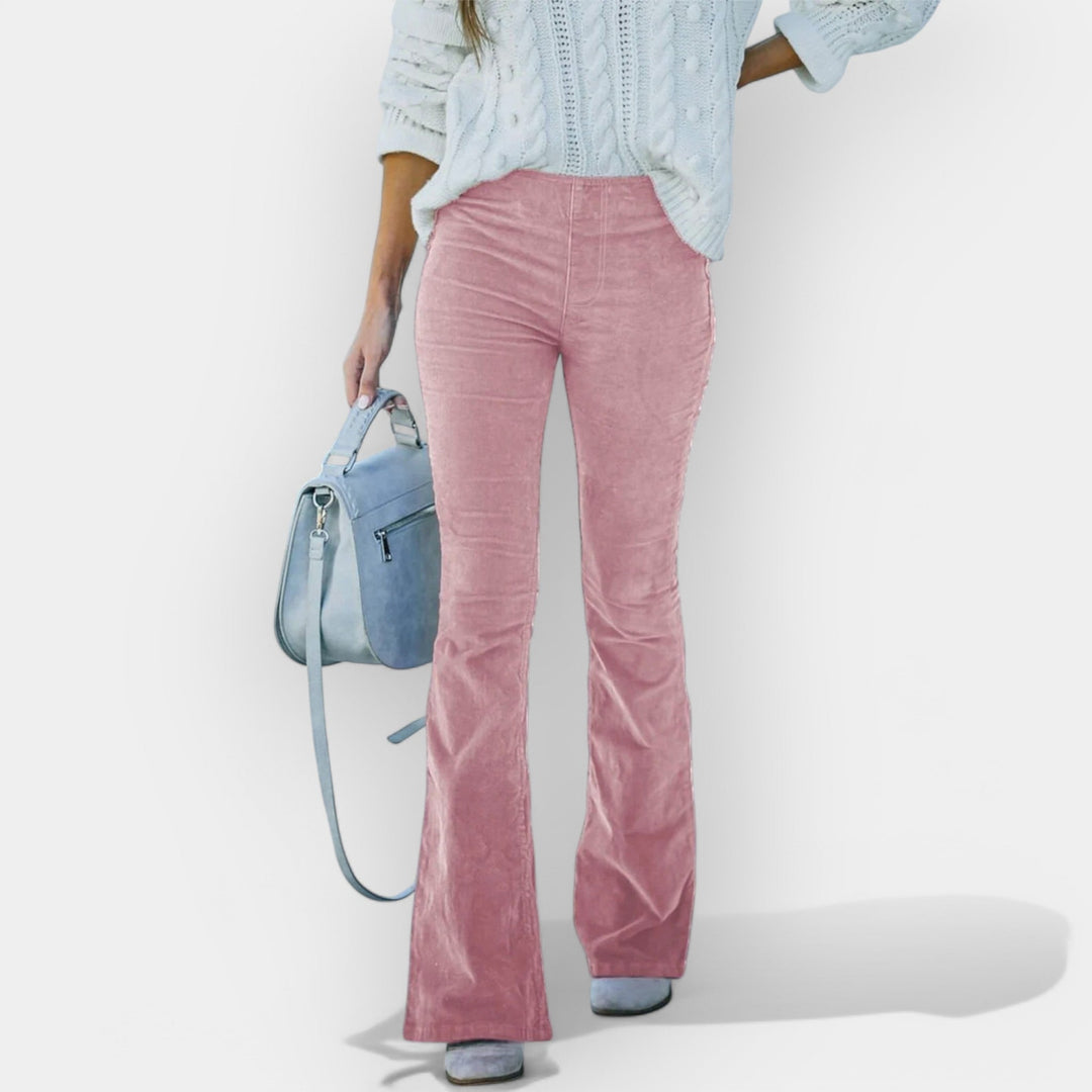 High-Waisted Pants with Wide Leg