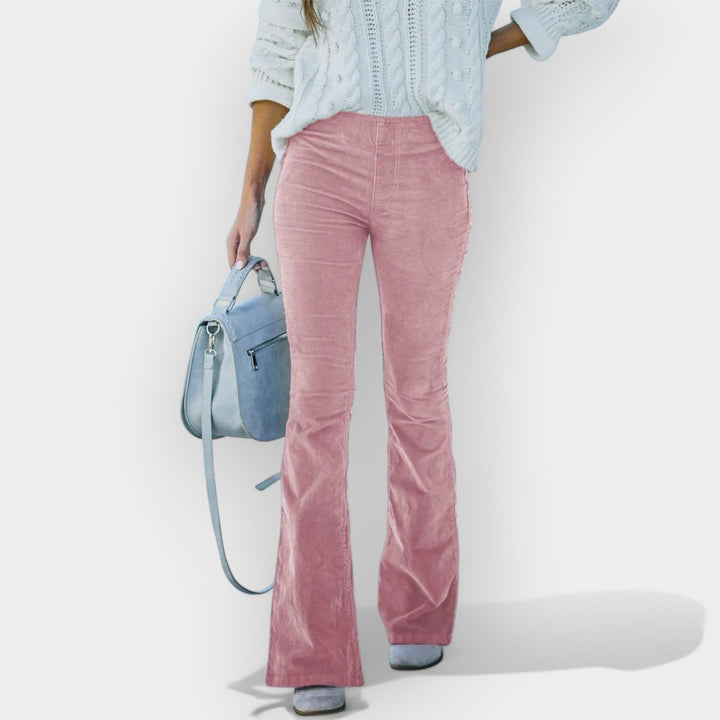 High-Waisted Pants with Wide Leg