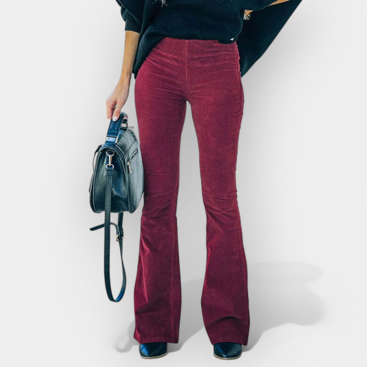 High-Waisted Pants with Wide Leg