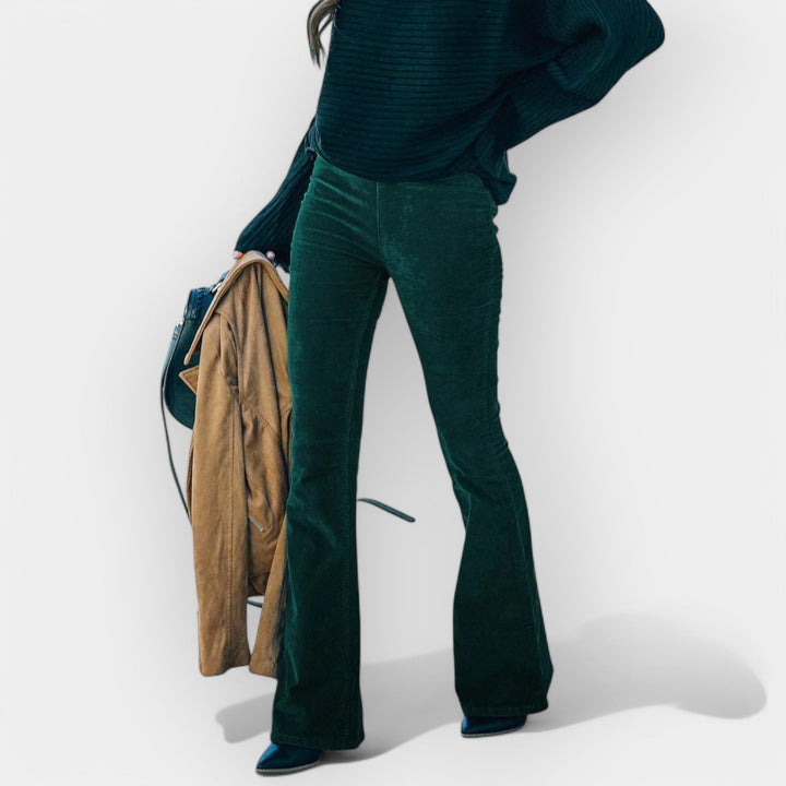 High-Waisted Pants with Wide Leg