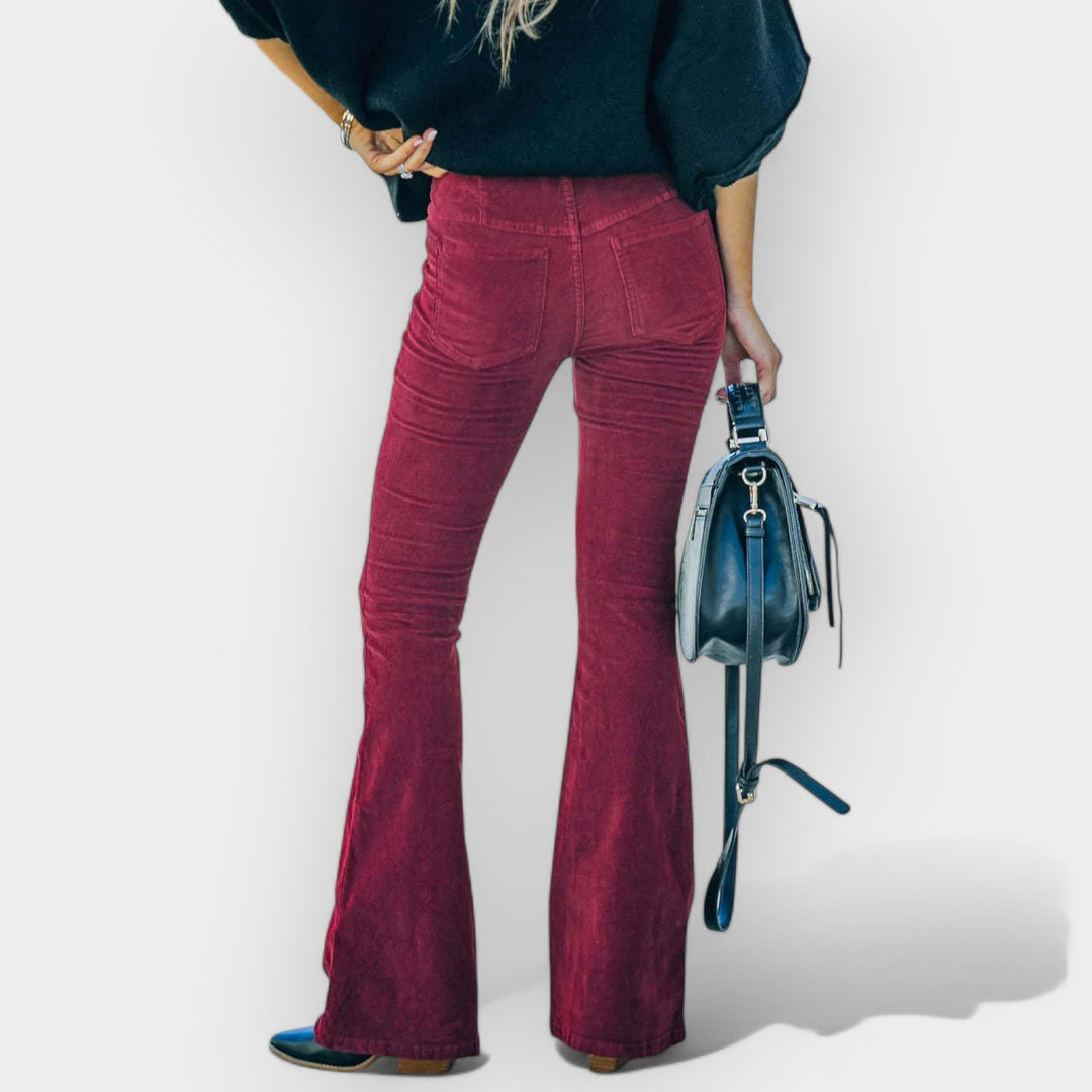 High-Waisted Pants with Wide Leg
