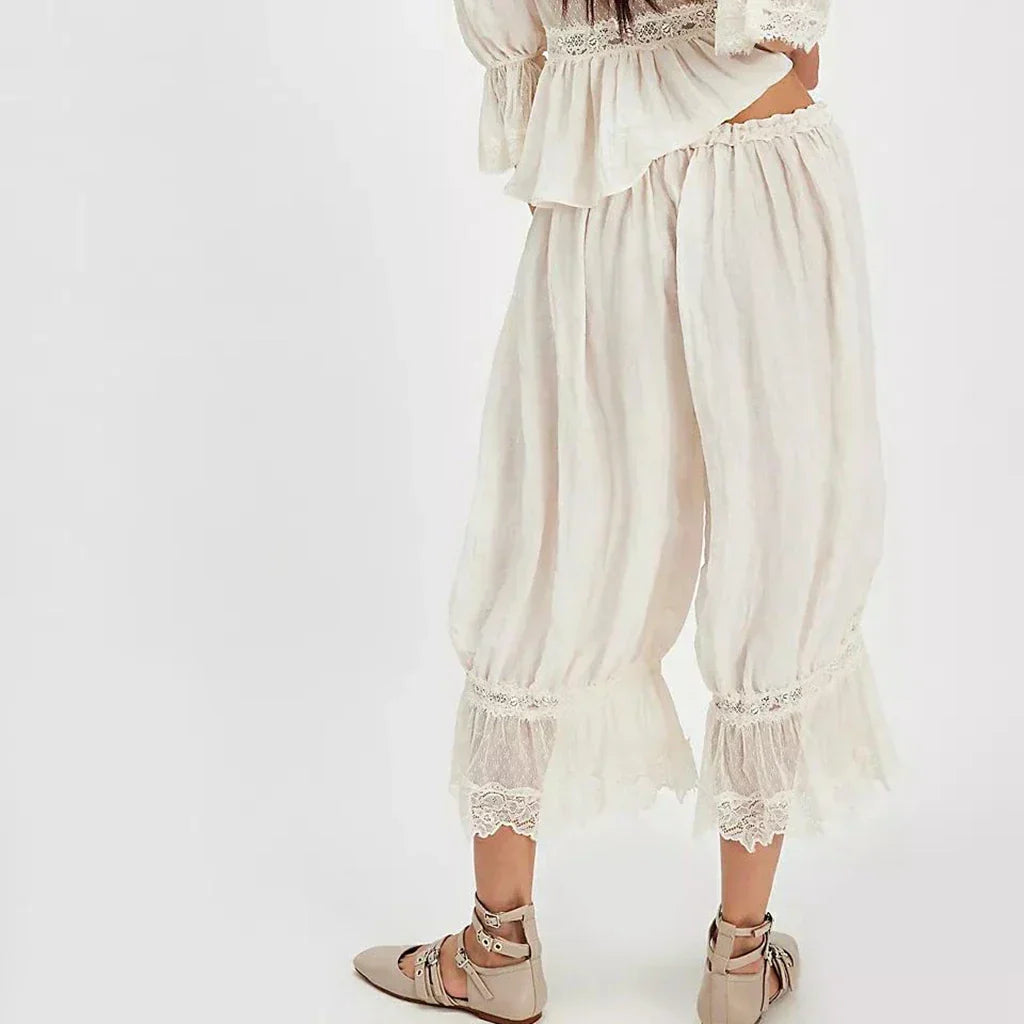 Boho Pants with Lace