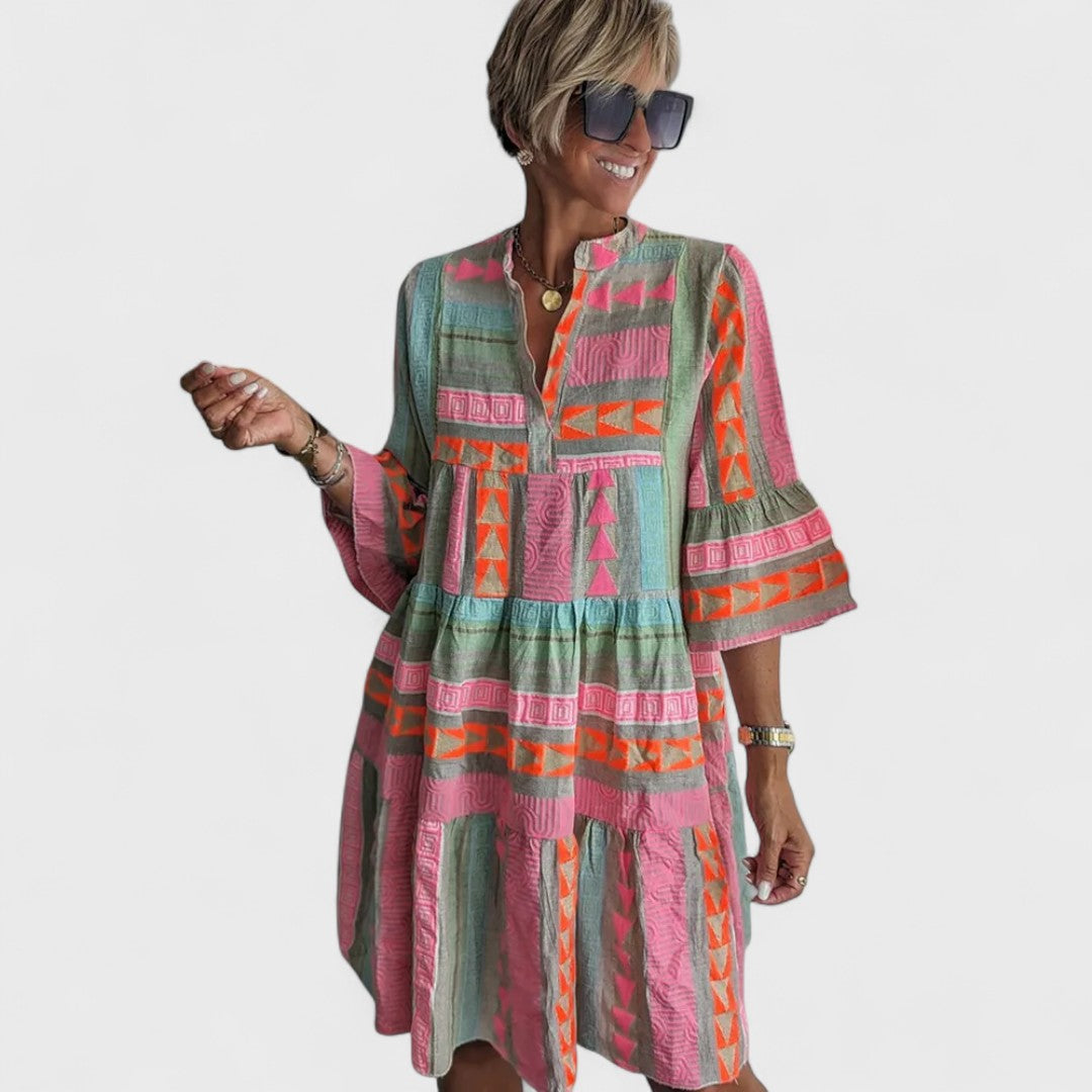 Juliane - Boho Ruffled Dress