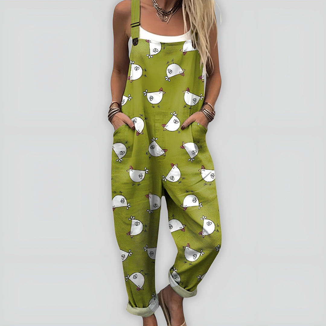Comfortable and Elegant Jumpsuit with Loose Fit