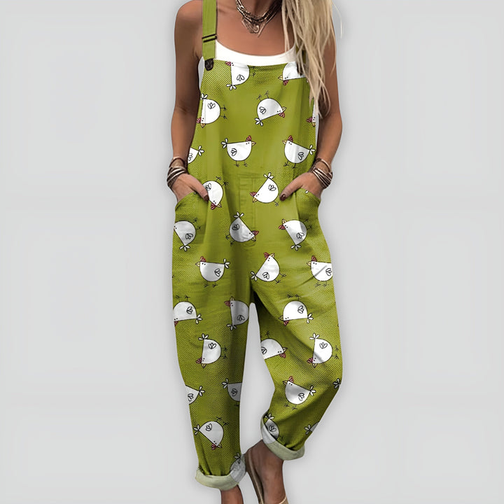 Comfortable and Elegant Jumpsuit with Loose Fit