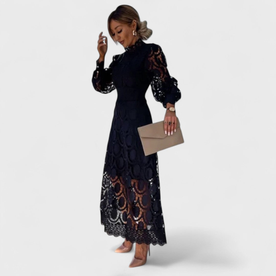 Elise - Shiny and Feminine Lace Dress