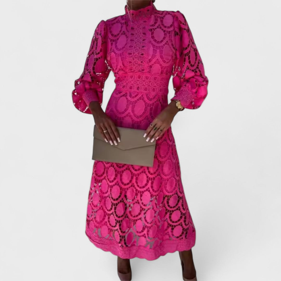 Elise - Shiny and Feminine Lace Dress