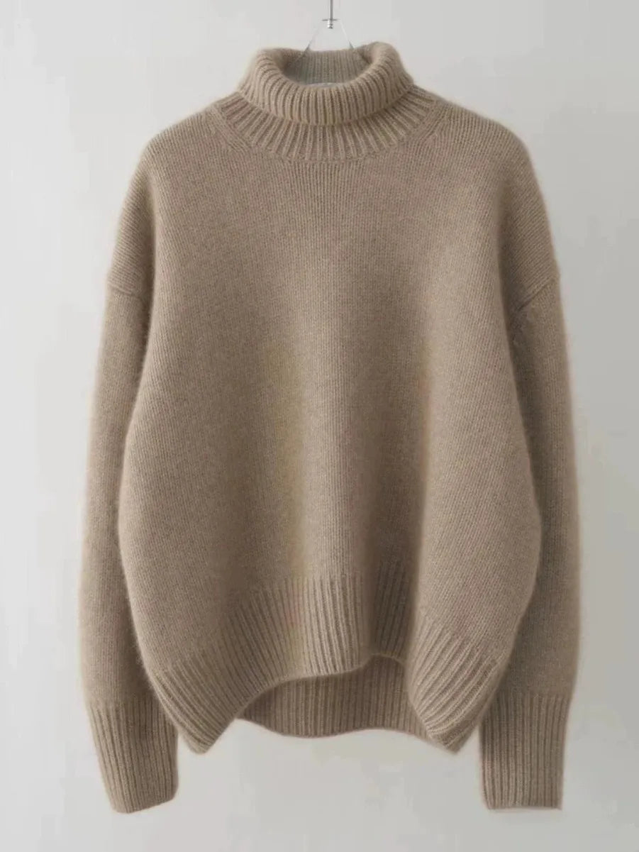 Zoey - Oversized Sweater with Turtleneck