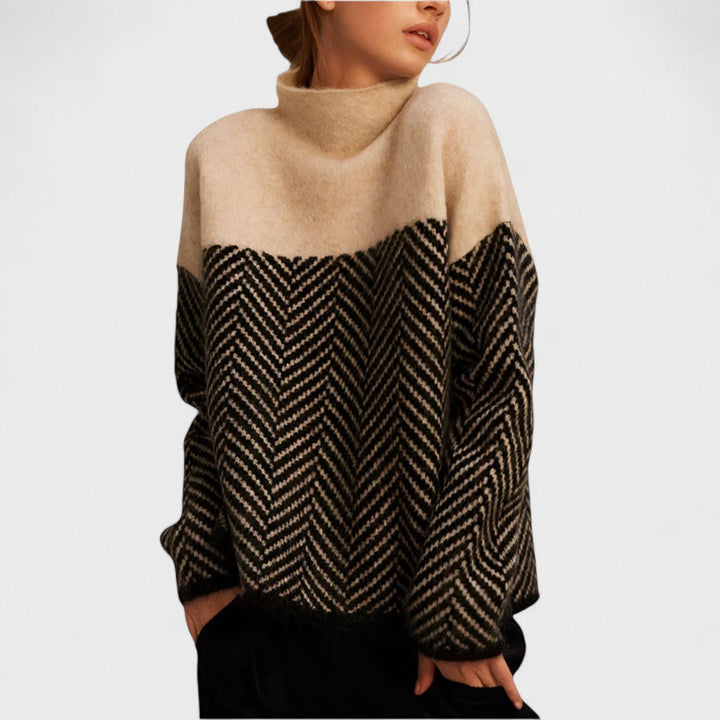 Adelie - Premium turtleneck in fine knit