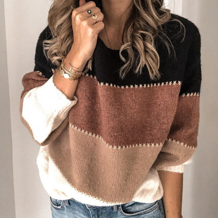 Erika - Comfortable Striped Sweater