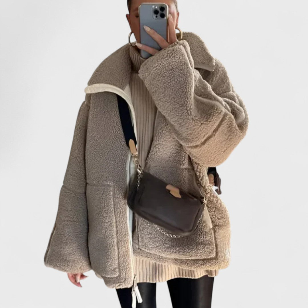 Kaja - Soft Teddy Coat