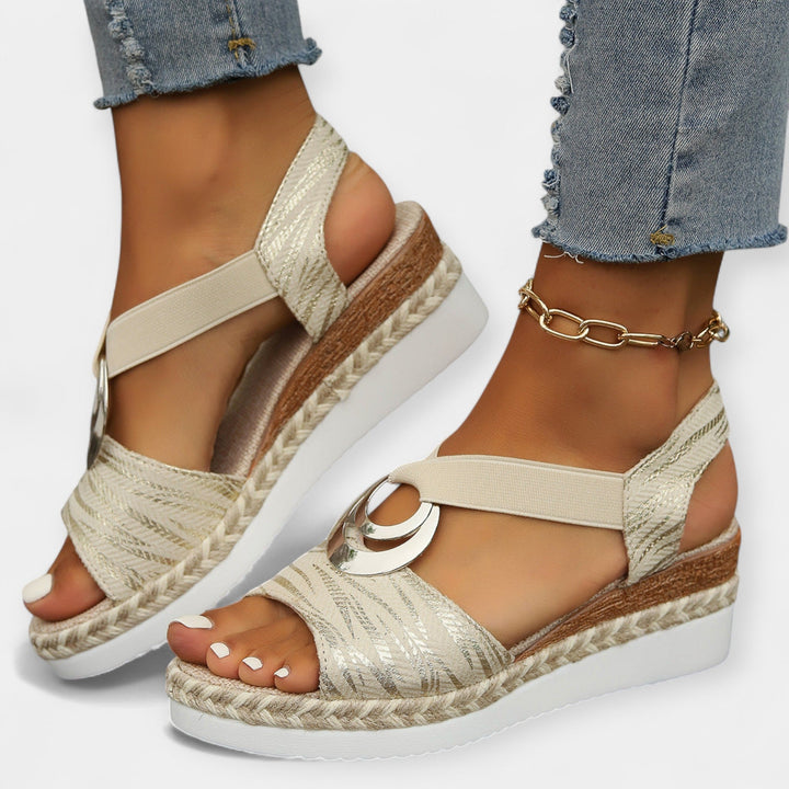 Roman Sandals with Weaving