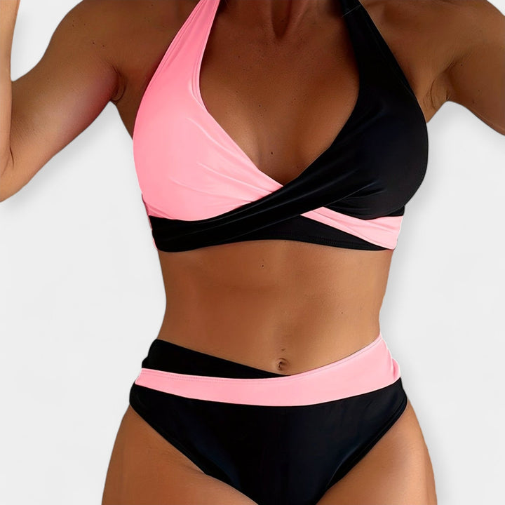 Bikini with Cross Neck
