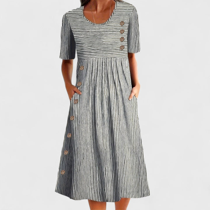 Sofia - Striped Summer Dress