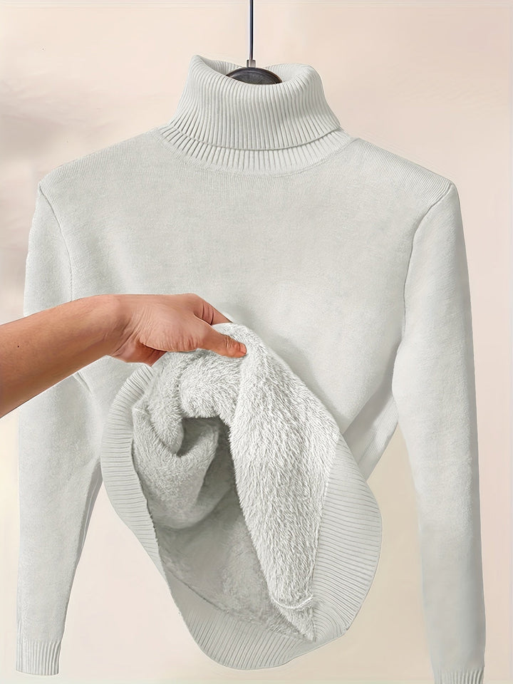 Zoe - Soft High Neck Sweater