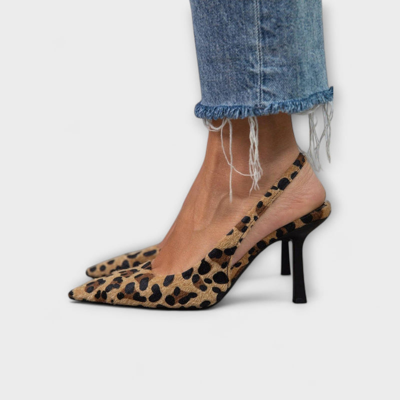 Leopard-Print Sandals