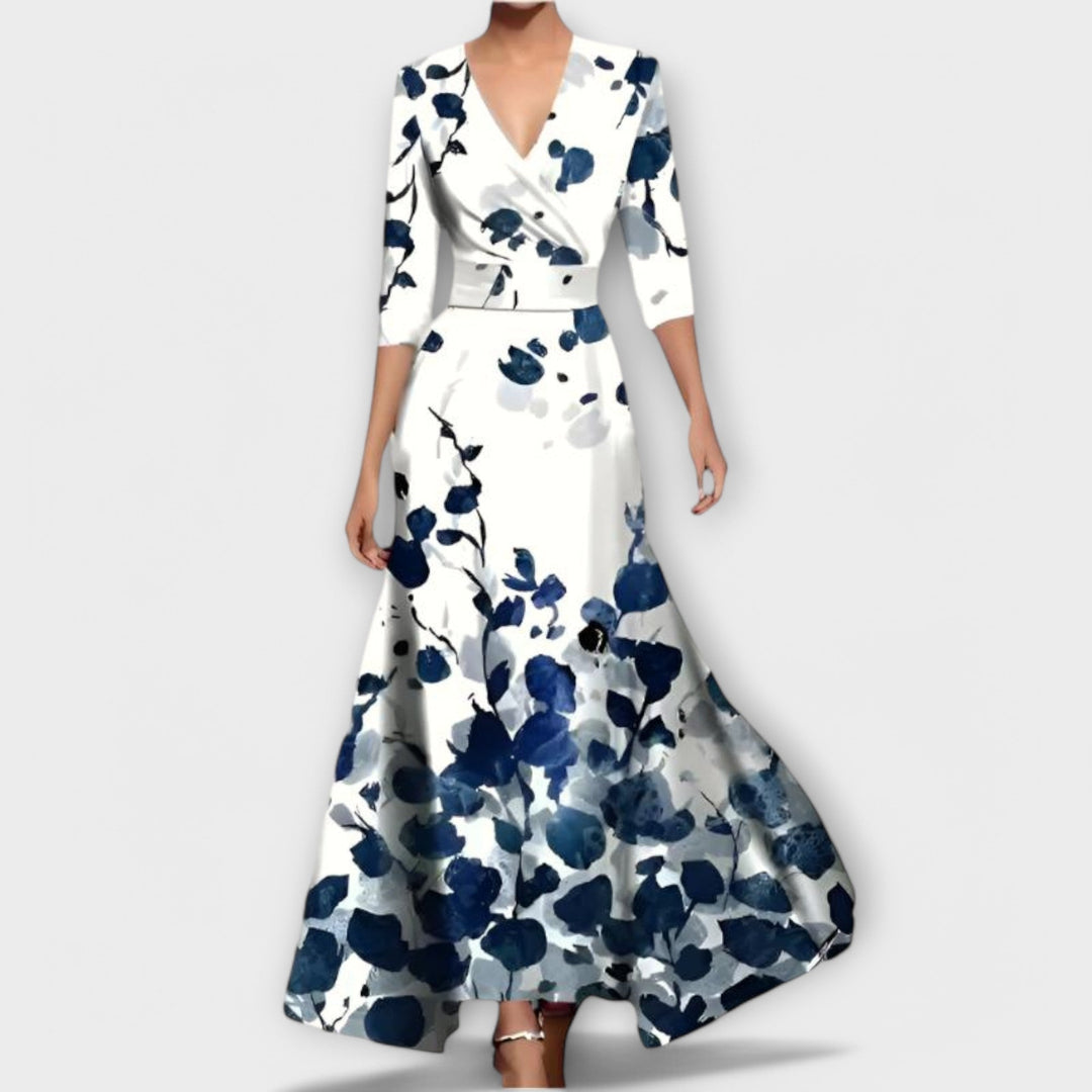 Alma - Elegant women's dress with sleeve design