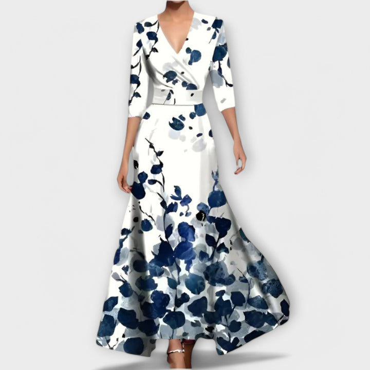 Alma - Elegant women's dress with sleeve design
