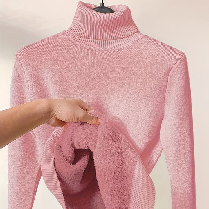 Zoe - Soft High Neck Sweater