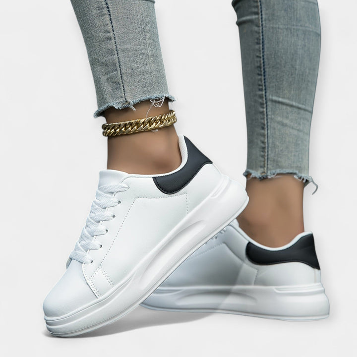 White Leather Sneakers