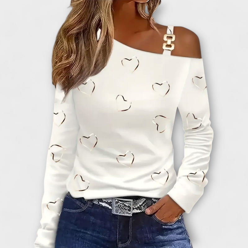 Evelyn - Long Sleeve Casual T-Shirt