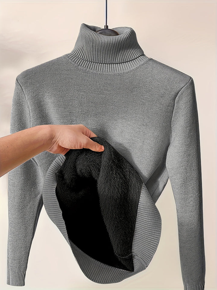 Zoe - Soft High Neck Sweater