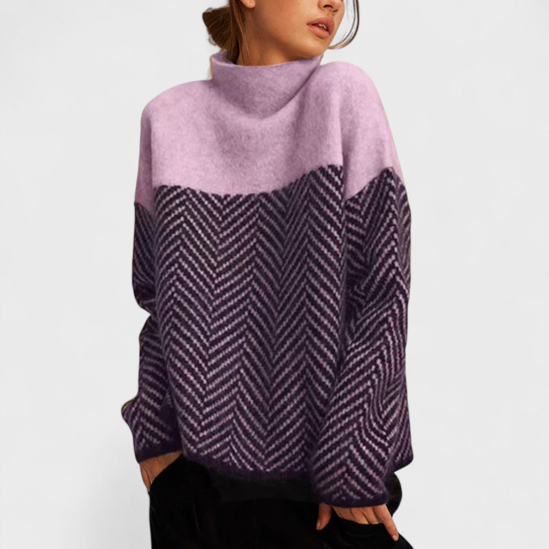 Adelie - Premium turtleneck in fine knit