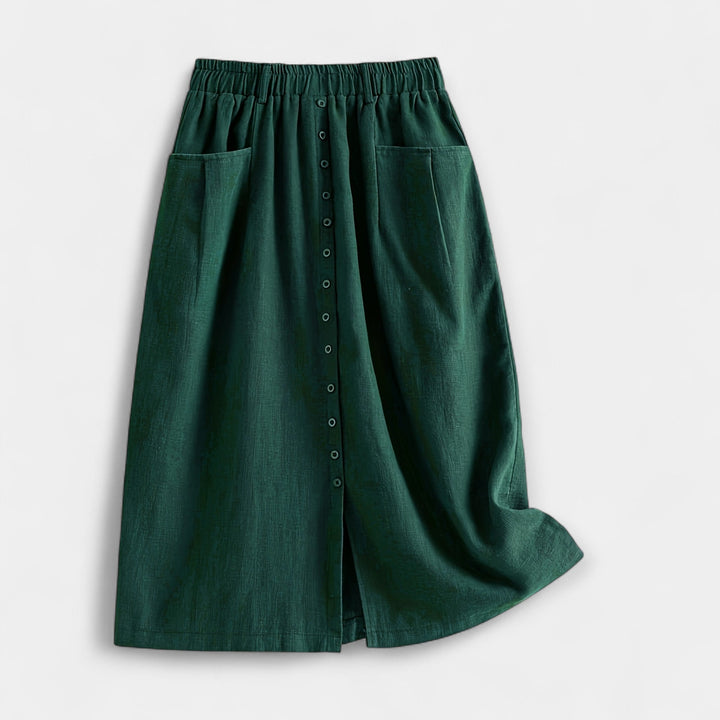 Midi skirt with vintage